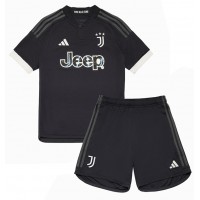 Juventus Tredje Dräkt Barn 2023-24 Kortärmad (+ Korta byxor)